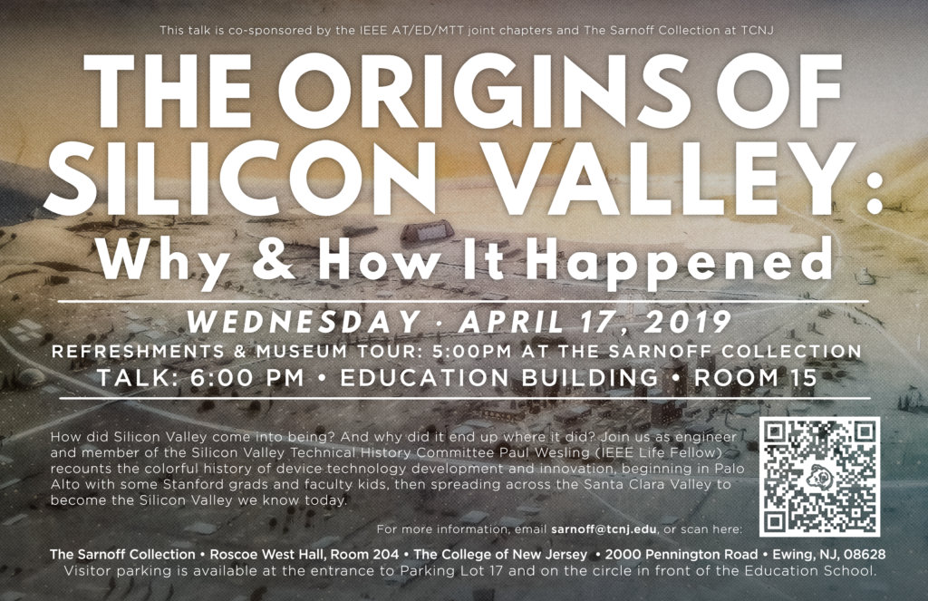 CANCELED Public Lecture | The Origins Of Silicon Valley: Why And How It ...